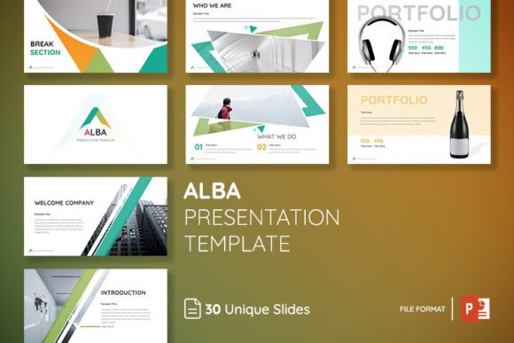 ALBA Presentation Template: A Modern Blueprint for Business Growth