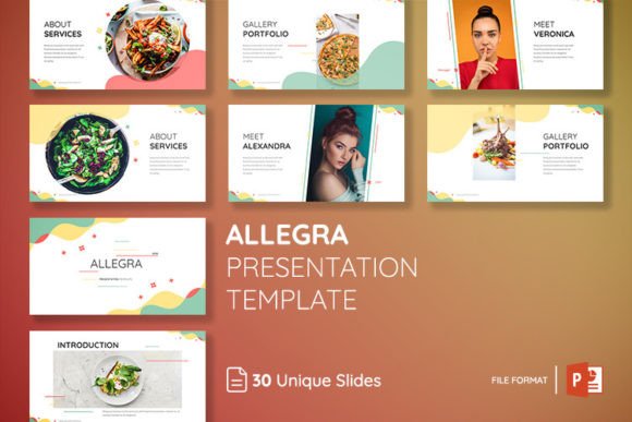 ALLEGRA PowerPoint Template: Clean Design for Growth