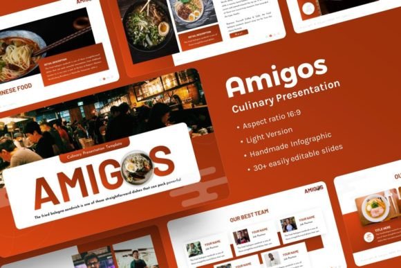 Amigos Culinary Presentation: A Feast for the Eyes