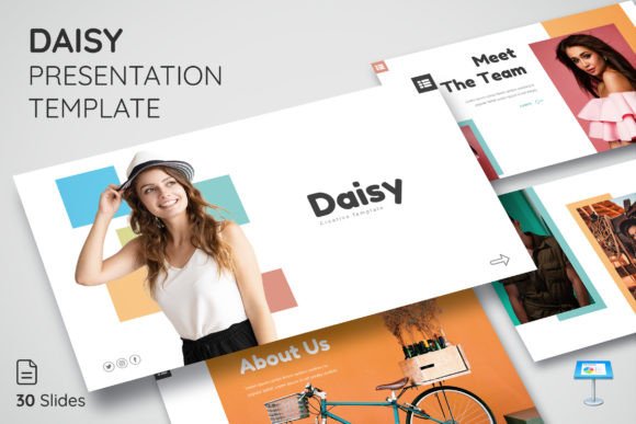 DAISY Keynote Presentation Template: Modern Slides for Growth
