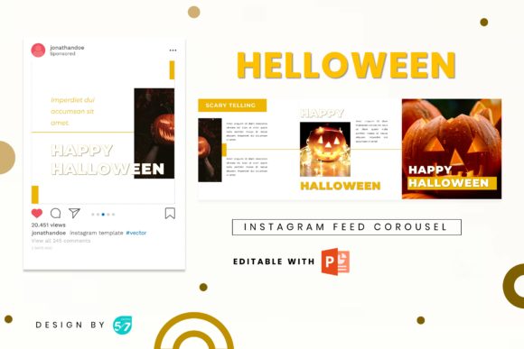 Elevate Your Spooky Season with Instagram Carousel - Halloween