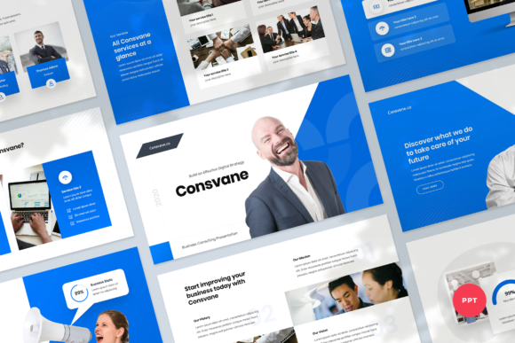 Elevate Your Strategy with the Business Consulting PowerPoint Template