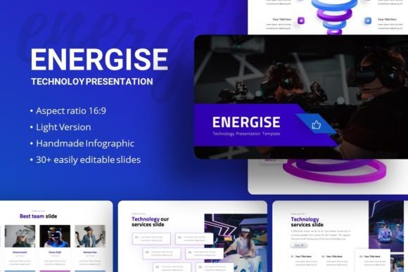 Energise Your Brand with This Modern Presentation Template