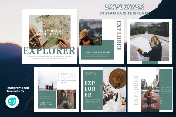 Instagram Feed Template - Explorer: Your Blueprint for a Stunning Grid