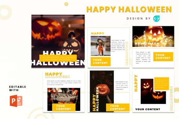 Instagram Feed Template-Happy Halloween: A Designer's Toolkit for Spooky Season