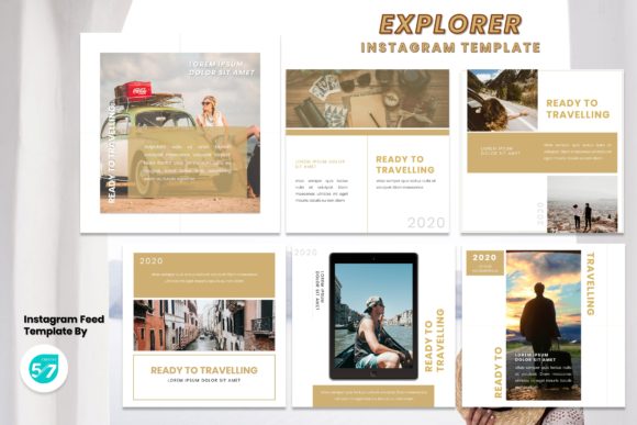 Instagram Feed Template - Traveller: Crafting a Visual Journey