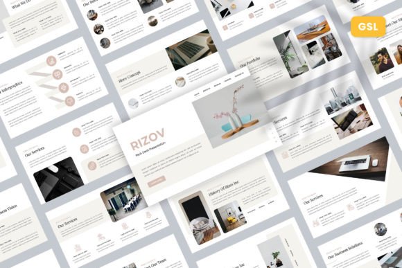 Rizov – Pitch Deck Google Slides: A Modern Template for Your Next Presentation