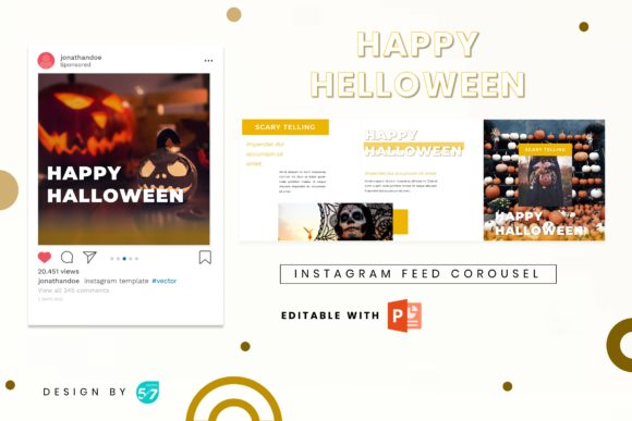 Spooky Season Marketing Made Simple: The Instagram Carousel Powerpoint Template