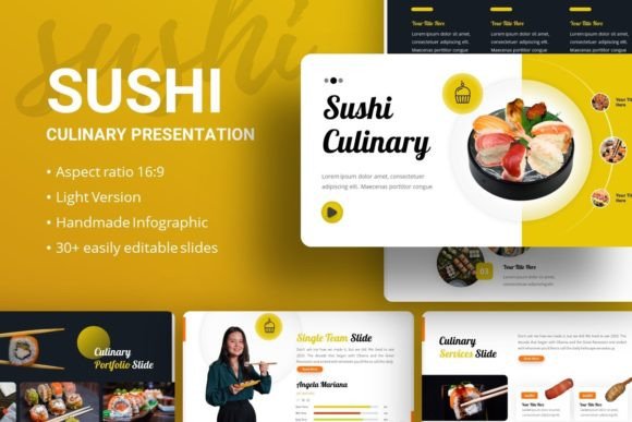 Sushi: A Modern Presentation Template for Creative Agencies