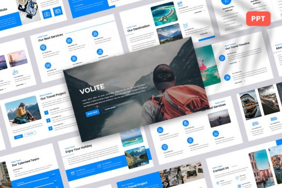 Volite – Travel PowerPoint Template: A Visual Toolkit for Storytellers